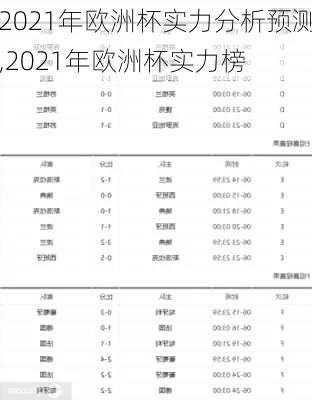 2021欧洲杯21号预测 2021欧洲杯预赛-第3张图片-www.211178.com_果博福布斯